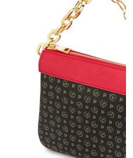 POLLINI HERITAGE CLASSIC Umhängetasche mit Schultergurt schwarzer Lack - Damentaschen - 4