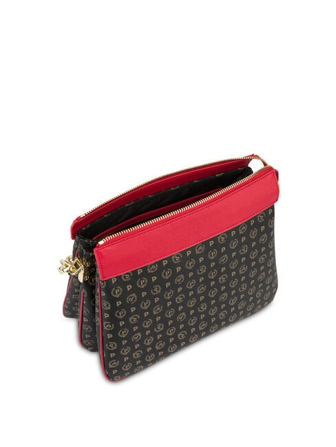 HERITAGE CLASSIC Umhängetasche mit Schultergurt schwarzer Lack - Damentaschen