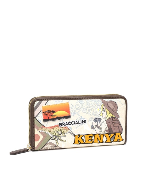 TUA CARTOLINE Kenya Geldbörse mit Rundum-Reißverschluss multi - Brieftaschen Damen
