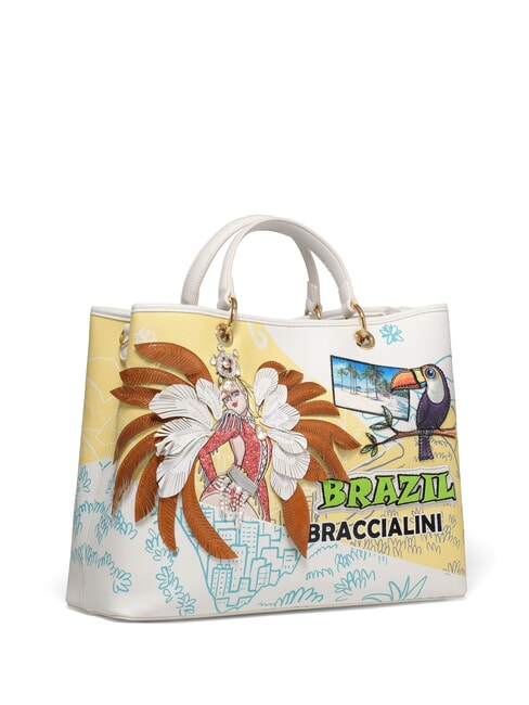 CARTOLINE Brazil Handtasche, mit Schultergurt multi - Damentaschen