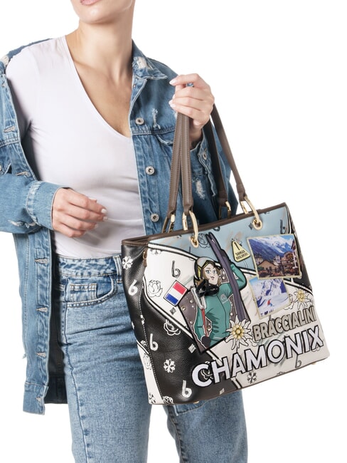 CARTOLINE Chamonix Umhängetasche, mit Schultergurt multi - Damentaschen