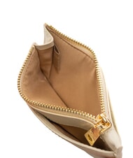 LOVE MOSCHINO METALLIC LOGO Flaches Kartenetui mit M&uuml;nzfach Elfenbein - Brieftaschen Damen - 4