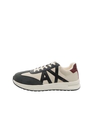 ARMANI EXCHANGE A|X LOGO Turnschuhe cremeweiß + dunkelgrau - Herrenschuhe - 2