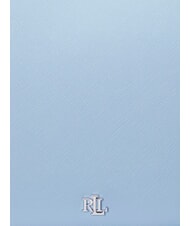 RALPH LAUREN DANNI Umhängetasche, mit Schultergurt, aus Leder Himmelblau - Damentaschen - 4