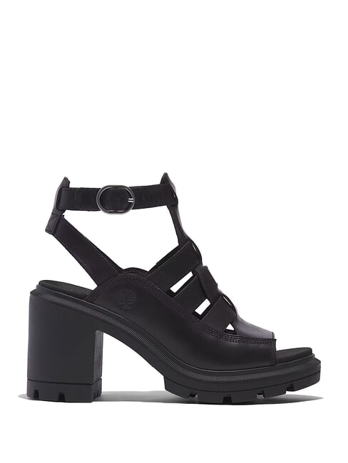 ALLINGTON Hohe Fischer-Sandale schwarzes Vollkorn - Damenschuhe