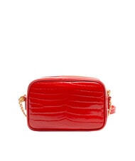 LOVE MOSCHINO CROCO PRINTED Schulterkameratasche rot - Damentaschen - 4