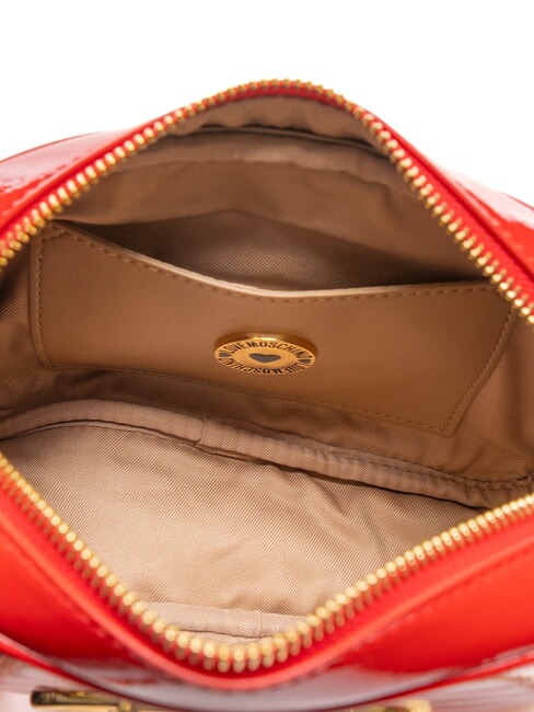 CROCO PRINTED Schulterkameratasche rot - Damentaschen