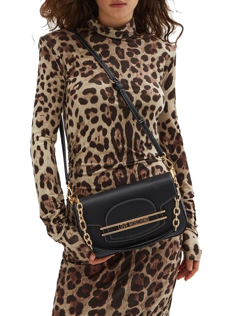 CHAIN  Umhängetasche, mit Schultergurt Schwarz - Damentaschen