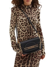 LOVE MOSCHINO CHAIN  Umhängetasche, mit Schultergurt Schwarz - Damentaschen - 4