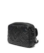 LOVE MOSCHINO QUILTED  Mini-Kameratasche über der Schulter Schwarz - Damentaschen - 2