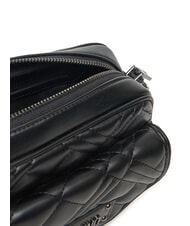 LOVE MOSCHINO QUILTED  Mini-Kameratasche über der Schulter Schwarz - Damentaschen - 3