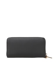 LOVE MOSCHINO GOLD LETTERING Geldbörse mit Rundum-Reißverschluss Schwarz - Brieftaschen Damen - 3