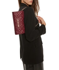 LOVE MOSCHINO QUILTED  Umhängetasche Wein - Damentaschen - 4