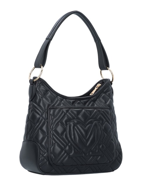 QUILTED  Hobo-Umhängetasche Schwarz - Damentaschen
