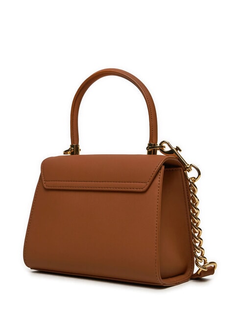 LETTERING Mini Handtasche, mit Schultergurt Walnüsse - Damentaschen