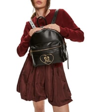 LOVE MOSCHINO GOLDEN HEART  Rucksack Schwarz - Damentaschen - 4