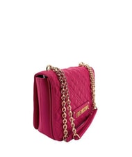 LOVE MOSCHINO QUILTED GOLD CHAIN Schulter-/Umh&auml;ngetasche Magenta - Damentaschen - 2
