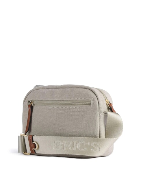 SORRENTO ERICA Kleine Umhängetasche aus Canvas BEIGE - Damentaschen