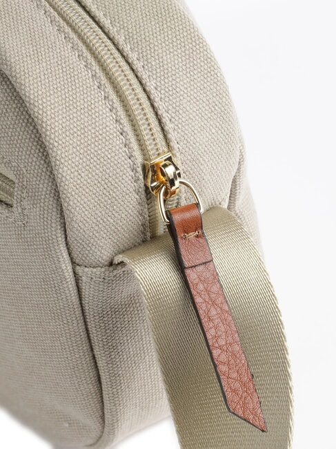 SORRENTO ERICA Kleine Umhängetasche aus Canvas BEIGE - Damentaschen