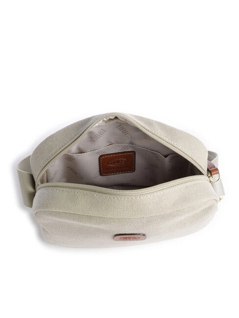 SORRENTO ERICA Kleine Umhängetasche aus Canvas BEIGE - Damentaschen