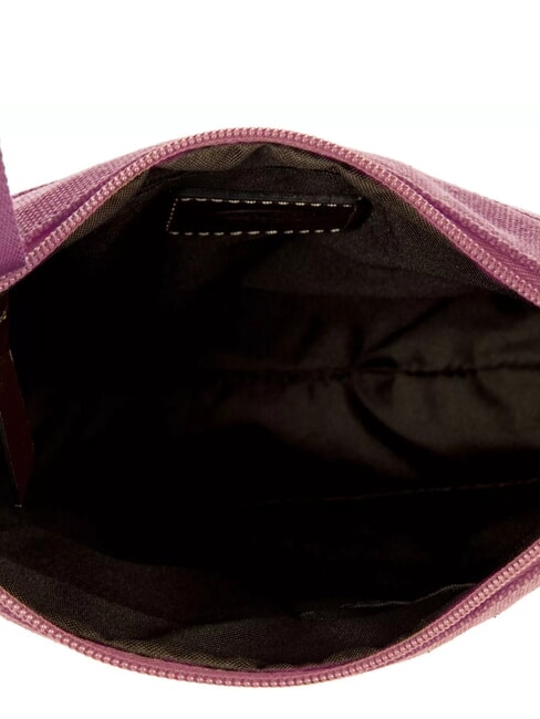 SORRENTO EMMA Flache Umhängetasche aus Canvas Alpenveilchen - Damentaschen