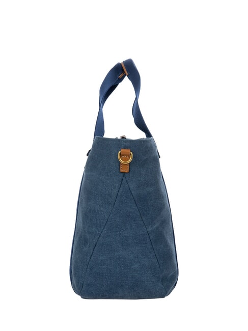 SORRENTO LUDOVICA Canvas Handtasche Einkaufstasche Blau - Damentaschen