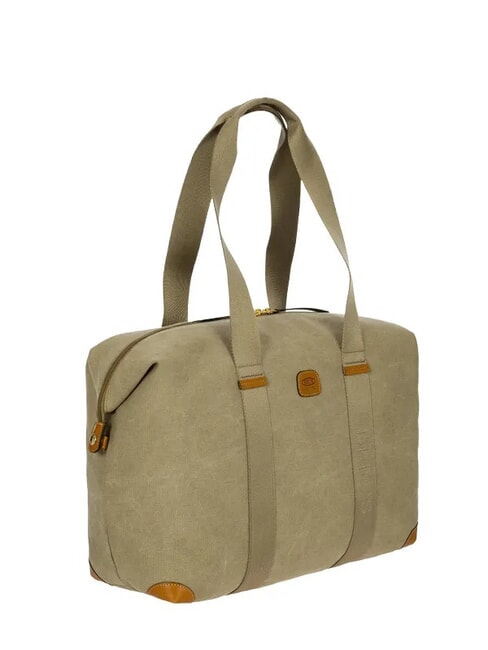 SORRENTO M Mittelgroße Reisetasche aus Canvas Olive - Reisetaschen