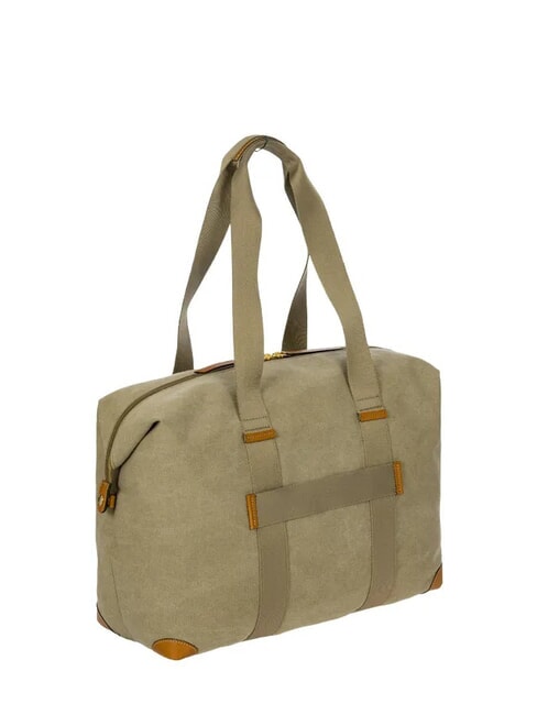 SORRENTO M Mittelgroße Reisetasche aus Canvas Olive - Reisetaschen