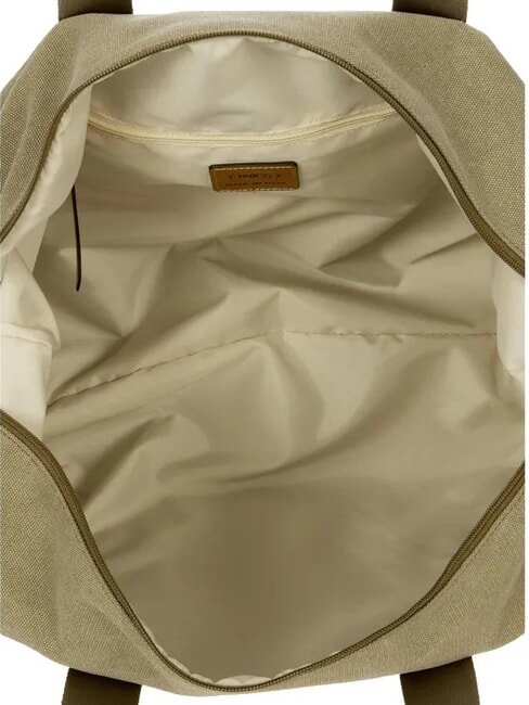 SORRENTO M Mittelgroße Reisetasche aus Canvas Olive - Reisetaschen