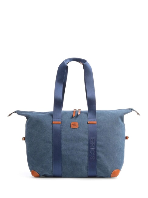 SORRENTO M Mittelgro&szlig;e Reisetasche aus Canvas Blau - Reisetaschen