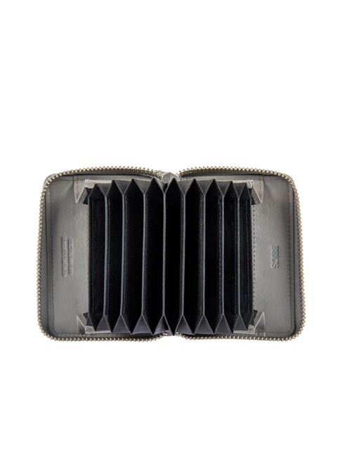 BERNINA Kreditkartenetui aus Leder GRAU - Brieftaschen Herren