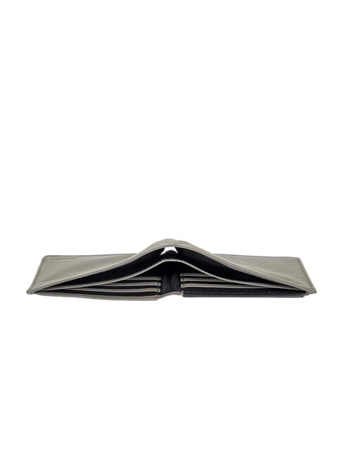 BERNINA Geldbörse aus Leder GRAU - Brieftaschen Herren