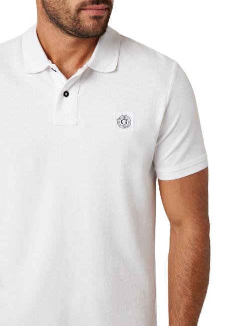 WASHED  Kurzarm-Poloshirt purweiß - Herren-Polo-Shirts/Herren-Polo-Shirt/Herrenpoloshirt/Herrenpoloshirts