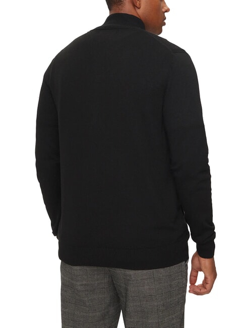 DARREL Rollkragen-Cardigan mit durchgehendem Rei&szlig;verschluss jetbla - Herrenpullover
