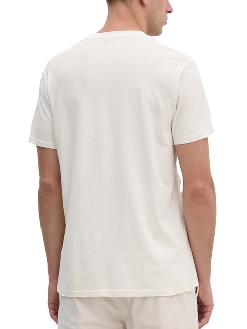 WORLD STAMPS T-Shirt aus Baumwolle perlweiß multi - Herren-T-Shirts