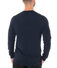 GUESS DANE TECH Lang&auml;rmliger Pullover mit Rundhalsausschnitt - Herrenpullover