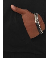 GUESS DARREL Rollkragen-Cardigan mit durchgehendem Reißverschluss jetbla - Herrenpullover - 4