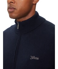 GUESS DARREL Rollkragen-Cardigan mit durchgehendem Reißverschluss smartblue - Herrenpullover - 3