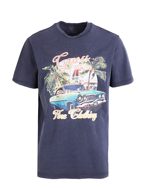 SUMMER T-Shirt mit Maxi-Print smartblue - Herren-T-Shirts