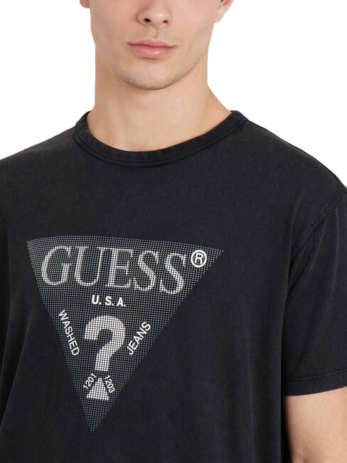 TRIANGLE Baumwoll-T-Shirt mit Aufdruck jetbla - Herren-T-Shirts