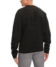 GUESS BOX Sweatshirt mit Logo-Stickerei in Metallic-Optik jetbla - Sweatshirts Herren - 2