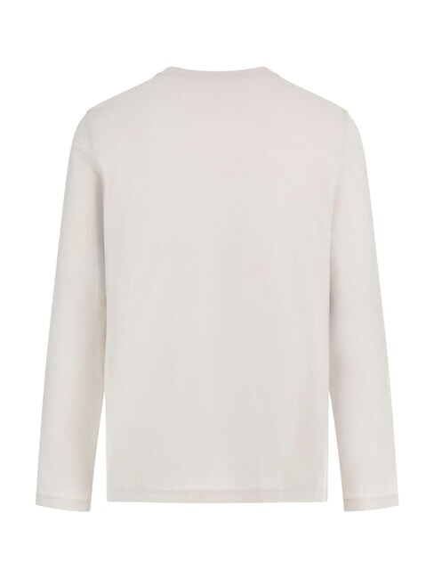 TRIANGLE Langarmshirt mit Patch ged&auml;mpfter Stein - Herrenpullover