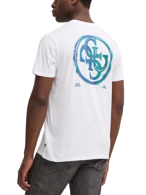 BASIC T-Shirt mit 4G-Logo-Print purwei&szlig; - Herren-T-Shirts