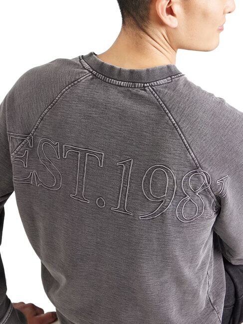 RAGLAN Rundhals-Sweatshirt aus Baumwolle jetbla - Sweatshirts Herren