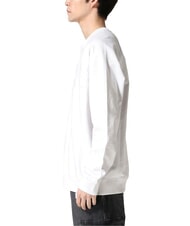 GUESS RAGLAN Rundhals-Sweatshirt aus Baumwolle purweiß - Sweatshirts Herren - 3