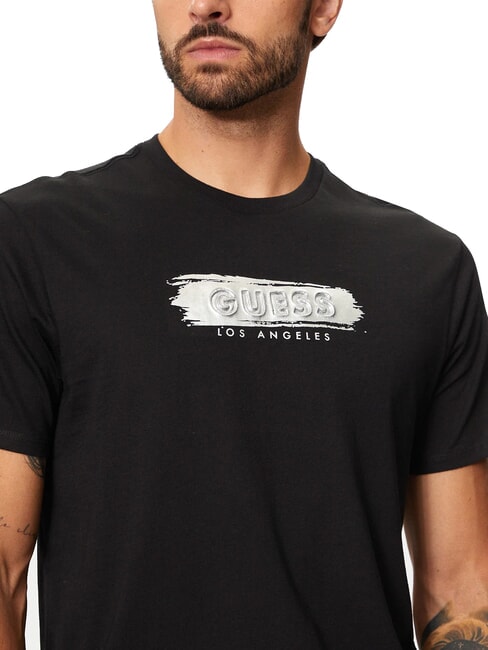 METALLIC LOGO T-Shirt mit geprägtem Aufdruck jetbla - Herren-T-Shirts