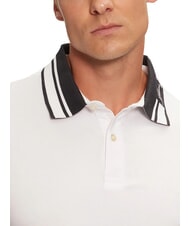 GUESS NOLAN Polo kurzarm gestreifter Kragen purweiß - Herren-Polo-Shirts/Herren-Polo-Shirt/Herrenpoloshirt/Herrenpoloshirts - 3