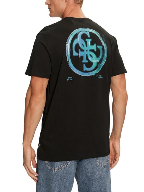 BASIC T-Shirt mit 4G-Logo-Print jetbla - Herren-T-Shirts