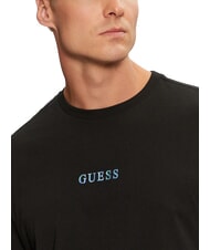 GUESS BASIC T-Shirt mit 4G-Logo-Print jetbla - Herren-T-Shirts - 3