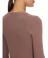 GUESS KAILEY Gerippter Cardigan mit Knöpfen Eisen - Damenpullover - 4
